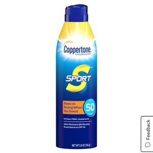New Coppertone Sport Sunscreen Continuous Spray